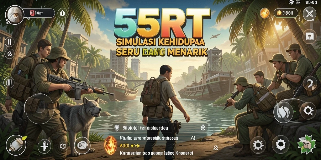 Gameplay seru dan interaktif dari 55RT yang memikat.