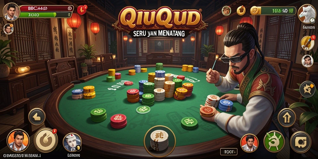 Screenshot gameplay QiuQiu seru dari BBCA4D.