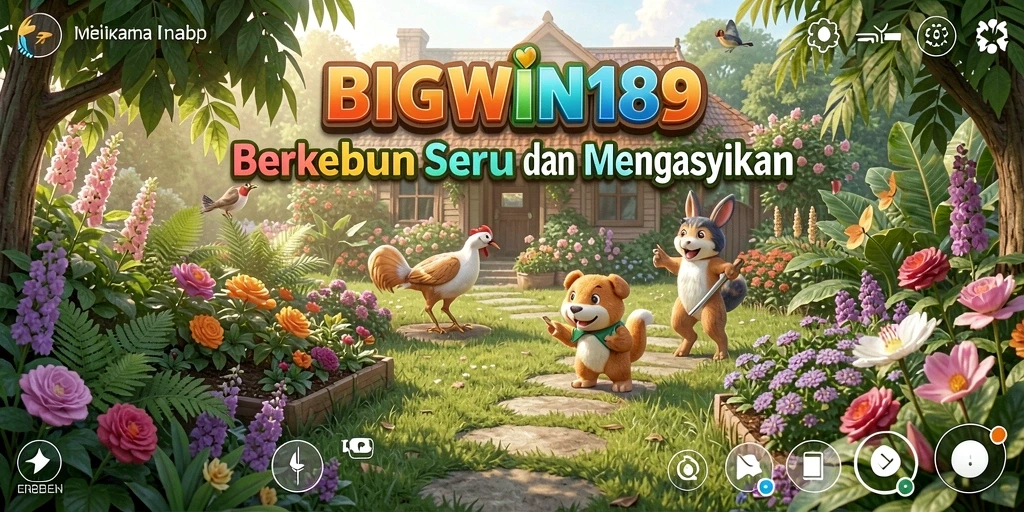 Gameplay BIGWIN189 menampilkan aktivitas berkebun yang seru dan interaktif.