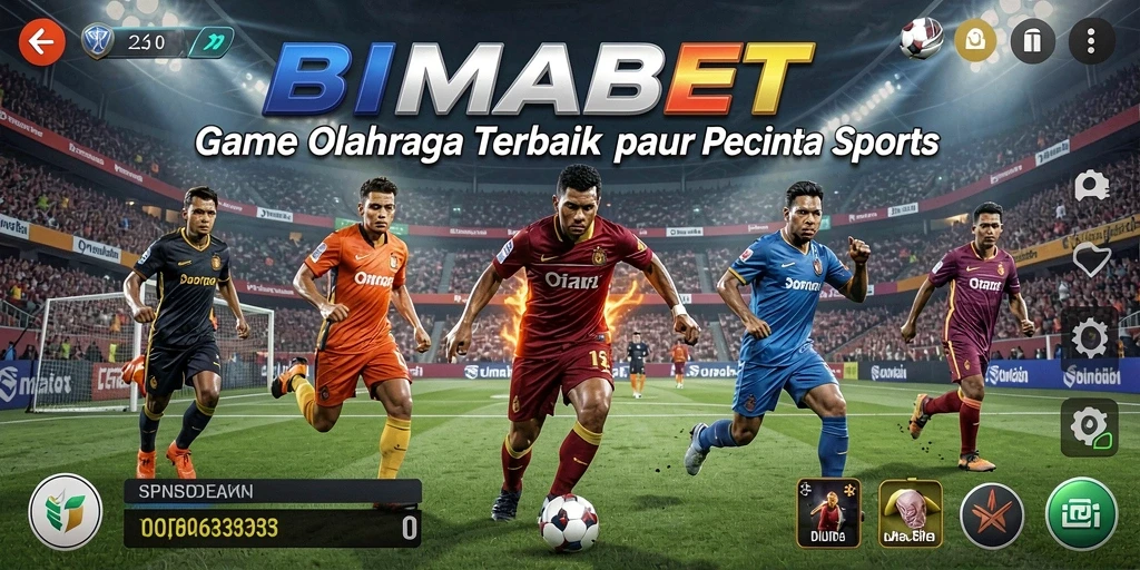 Gameplay seru dan interaktif dari aplikasi BIMABET olahraga.