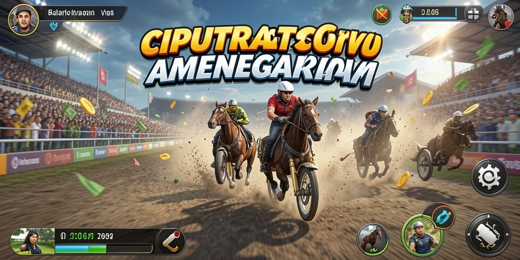 Screenshot utama gameplay balapan di CIPUTRATOTO yang menakjubkan.