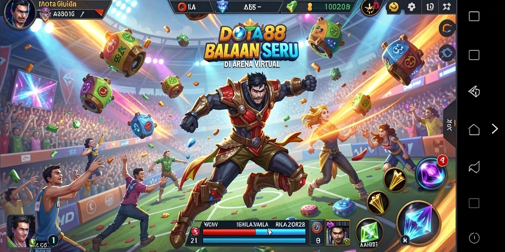 Tampilan gameplay DOTA88 yang menegangkan di lintasan balap.