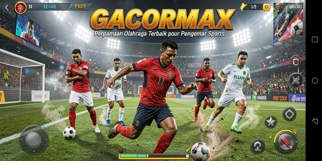 Tampilan gameplay GACORMAX yang menakjubkan dalam suasana olahraga.