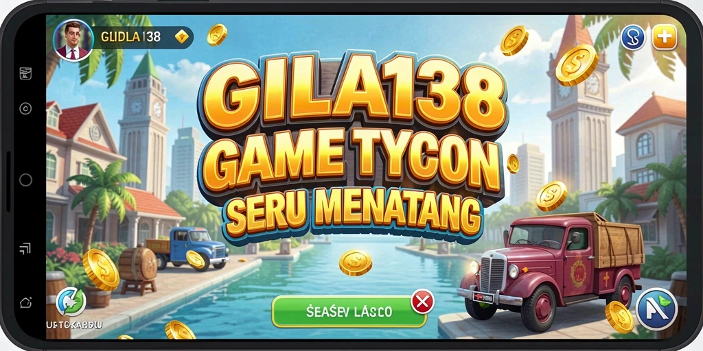 Tampilan gameplay GILA138 dengan simulasi bisnis yang menarik.