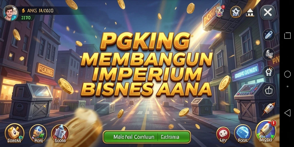 Screenshot utama PGKING menampilkan gameplay Tycoon yang seru.