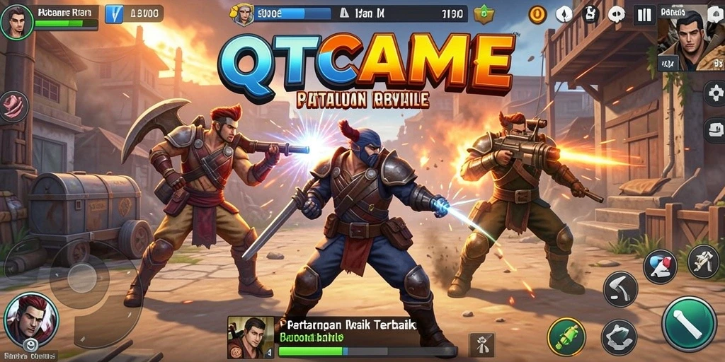Tangkap momen seru dari pertempuran multiplayer di QTGAME.